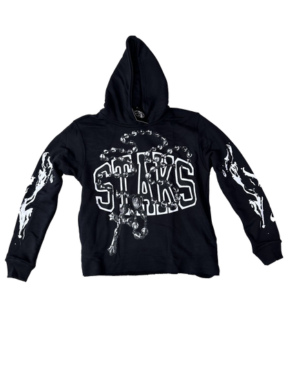 ROSARY STAKS HOODIE BLACK