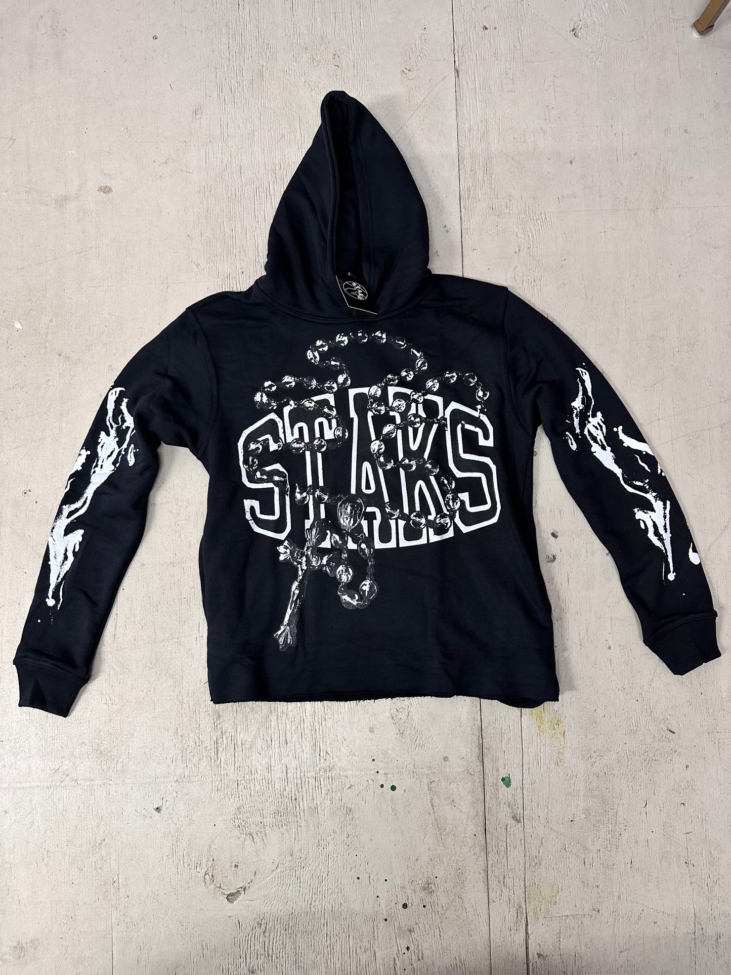 ROSARY STAKS HOODIE BLACK